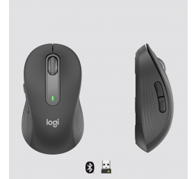 Pelė belaidė Logitech M650 L, Grafino spalvos