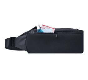 Sports Fanny Pack | BHR5226GL | Black | Polyester with Polyurethane Coating | YKK Zipper with water resistance
