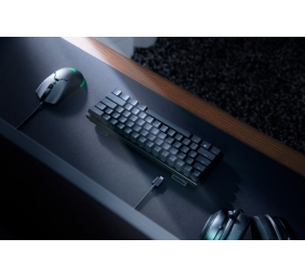 Razer | Optical Gaming Keyboard | Huntsman Mini 60% | Gaming keyboard | Wired | RGB LED light | NORD | Black | USB-C | Analog Switch
