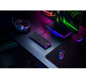 Razer | Optical Gaming Keyboard | Huntsman Mini 60% | Gaming keyboard | RGB LED light | NORD | Wired | Black | USB-C | Analog Switch