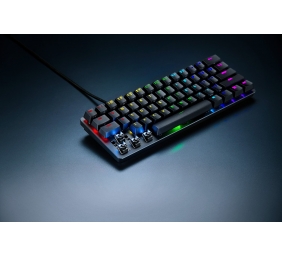 Razer | Optical Gaming Keyboard | Huntsman Mini 60% | Gaming keyboard | Wired | RGB LED light | NORD | Black | USB-C | Analog Switch