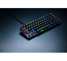 Razer | Optical Gaming Keyboard | Huntsman Mini 60% | Gaming keyboard | RGB LED light | NORD | Wired | Black | USB-C | Analog Switch