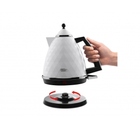 DELONGHI Kettle KBJ 2001.BK, 2000W, 1.7L, white color