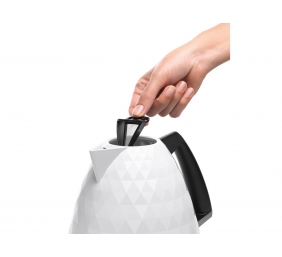 DELONGHI Kettle KBJ 2001.BK, 2000W, 1.7L, white color