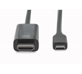 Digitus USB Type-C adapter cable, Type-C to HDMI A M/M, 2.0m, 4K/60Hz, 18GB, bl, gold | Digitus | USB Type-C adapter cable | AK-300330-020-S | USB-C to HDMI USB Type-C