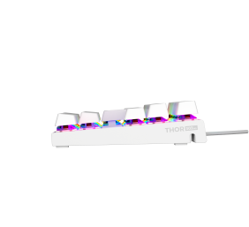 Genesis | THOR 303 TKL | White | Gaming keyboard | Wired | RGB LED light | US | 1.8 m | Brown Switch