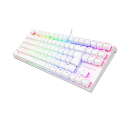 Genesis | THOR 303 TKL | White | Gaming keyboard | Wired | RGB LED light | US | 1.8 m | Brown Switch