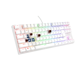 Genesis | THOR 303 TKL | White | Gaming keyboard | Wired | RGB LED light | US | 1.8 m | Brown Switch