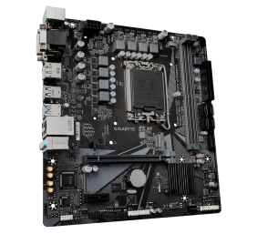 Gigabyte H610M S2H DDR4 1.1 M/B Processor family Intel, Processor socket  LGA1700, DDR4 DIMM, Memory slots 2, Supported hard disk drive interfaces 	SATA, M.2, Number of SATA connectors 4, Chipset Intel H610 Express, Micro ATX