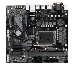 Gigabyte H610M S2H DDR4 1.1 M/B Processor family Intel, Processor socket  LGA1700, DDR4 DIMM, Memory slots 2, Supported hard disk drive interfaces 	SATA, M.2, Number of SATA connectors 4, Chipset Intel H610 Express, Micro ATX