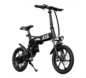 Elektrinis dviratis ADO A16+, Juodas