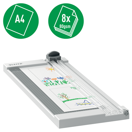 Pjaustyklė-trimeris  Leitz Precision Home Paper Trimmer A4, 8 lapai