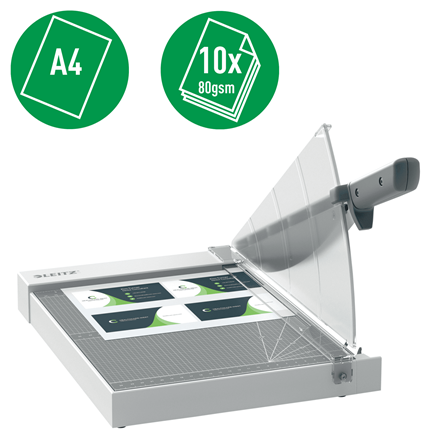 Pjaustyklė-giljotina Leitz Precision Home Office Paper Cutter A4, 10 lapų