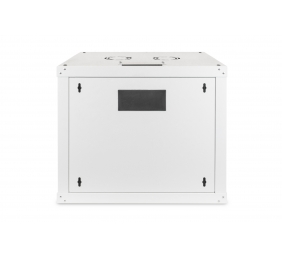 Digitus | Wall Mounting Cabinet | DN-19 09-U | Grey | IP protection class: IP20; Front door: Glass door, single opening; Cabinet type: Wall mounting cabinet; Equipment mounting depth min.-max.: 305-370 mm; Load capacity: 100 kg; Dimensions: 509 x 600 x 45