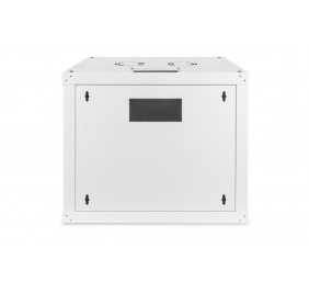 Digitus | Wall Mounting Cabinet | DN-19 09-U | Grey | IP protection class: IP20; Front door: Glass door, single opening; Cabinet type: Wall mounting cabinet; Equipment mounting depth min.-max.: 305-370 mm; Load capacity: 100 kg; Dimensions: 509 x 600 x 45