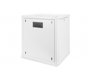 Digitus | Wall Mounting Cabinet | DN-19 12-U | Grey | IP protection class: IP20; Front door: Glass door, single opening; Cabinet type: Wall mounting cabinet; Equipment mounting depth min.-max.: 305-370 mm; Load capacity: 100 kg