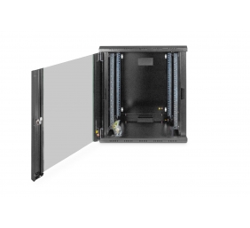 DIGITUS Wall Cabinet 12HE black 19inch