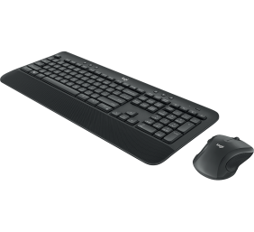 Belaidė klaviatūra ir pelė Logitech Advance Wireless MK545, klaviatūros išdėstymas US, Juoda
