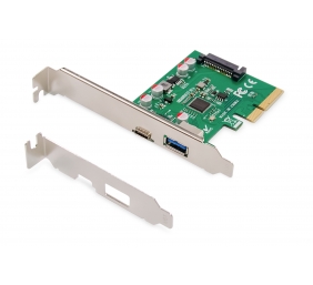 Digitus | PCIe card, USB-C 3.1 Gen 2, 10Gpbs, USB-A 3.1 | DS-30225