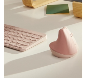 Pelė belaidė ergonominė Logitech Lift, Rožinė
