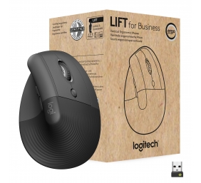 Pelė Logitech Lift for Business Dešinės rankos RD belaidis ryšys + Bluetooth Optinis