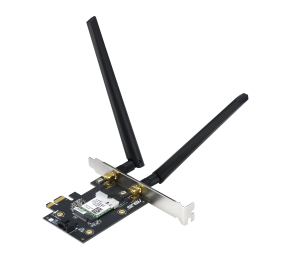 AX1800 Dual-Band Bluetooth 5.2 PCIe Wi-Fi Adapter | PCE-AX1800 | 802.11ax | 574+1201 Mbit/s | Mbit/s | Ethernet LAN (RJ-45) ports | Mesh Support No | MU-MiMO Yes | No mobile broadband | Antenna type External | month(s)