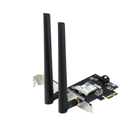 AX1800 Dual-Band Bluetooth 5.2 PCIe Wi-Fi Adapter | PCE-AX1800 | 802.11ax | 574+1201 Mbit/s | Mbit/s | Ethernet LAN (RJ-45) ports | Mesh Support No | MU-MiMO Yes | No mobile broadband | Antenna type External | month(s)