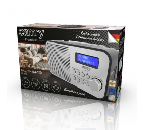 Camry | Portable Radio | CR 1179 | Alarm function | Black/Silver