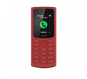 Nokia 105 DS TA-1378 Red, 1.8 ", TFT LCD, 120 x 160  pixels, 48 MB, 128 MB, Dual SIM, Nano Sim, 3G, USB version microUSB, 1020 mAh