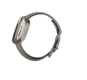 Fitbit Sense  Smart watch, GPS (satellite), AMOLED, Touchscreen, Heart rate monitor, Activity monitoring 24/7, Waterproof, Bluetooth, Wi-Fi, Sage Grey/Silver