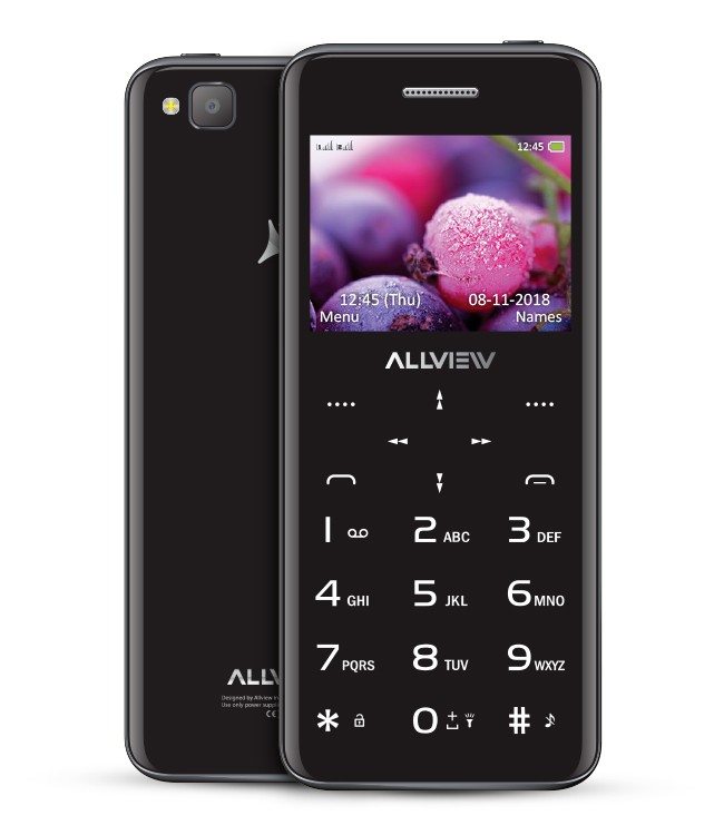 Allview S8 Style Black, 2.31 ", TFT, 240 x 320 pixels, Internal RAM 0.004 GB, 0.004 GB, microSD, Dual SIM, Nano-sim, Main camera 1.3 MP, 900 mAh