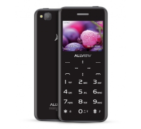 Allview S8 Style Black, 2.31 ", TFT, 240 x 320 pixels, Internal RAM 0.004 GB, 0.004 GB, microSD, Dual SIM, Nano-sim, Main camera 1.3 MP, 900 mAh