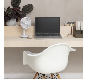 Tristar USB Rechargeable Fan VE-5841 Diameter 16.5 cm, White, Number of speeds 4, 4 W, Oscillation