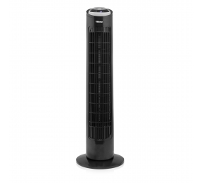 Tristar | VE-5865 | Tower Fan | Black | Diameter 24 cm | Number of speeds 3 | Oscillation | 40 W | Remote control