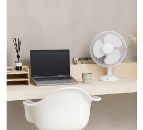 Tristar | VE-5930 | Desk fan | White | Diameter 30 cm | Number of speeds 3 | Oscillation | 40 W | No