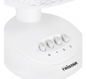 Tristar | VE-5930 | Desk fan | White | Diameter 30 cm | Number of speeds 3 | Oscillation | 40 W | No