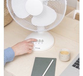 Tristar | VE-5930 | Desk fan | White | Diameter 30 cm | Number of speeds 3 | Oscillation | 40 W | No