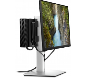 Dell | Desk Mount | Tilt, swivel, height adjustment, pivot | 19-27 " | Silver