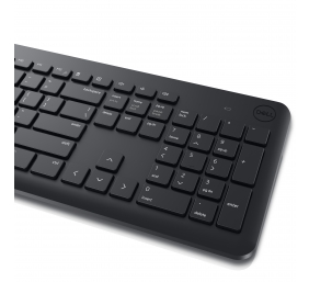 Dell | Keyboard and Mouse | KM3322W | Keyboard and Mouse Set | Wireless | Batteries included | US | Black | Wireless connection