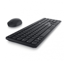 Dell | Keyboard and Mouse | KM3322W | Keyboard and Mouse Set | Wireless | Batteries included | Russian | Black | Wireless connection