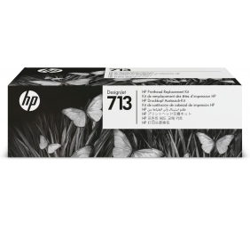 HP 713 (3ED58A) Printhead Replacement Kit, juoda, žydra, purpurinė, geltona