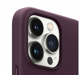 Apple 	iPhone 13 Pro Leather Case with MagSafe Case with MagSafe Apple iPhone 13 Pro Leather Dark Cherry