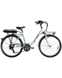 Italwin Nuvola4, E-Bike, Motor power 250 W, Wheel size 26 ", Warranty 24 month(s), White/Petrol