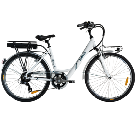 Italwin Nuvola4, E-Bike, Motor power 250 W, Wheel size 26 ", Warranty 24 month(s), White/Petrol