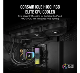 CORSAIR iCUE H100i ELITE RGB Liquid CPU