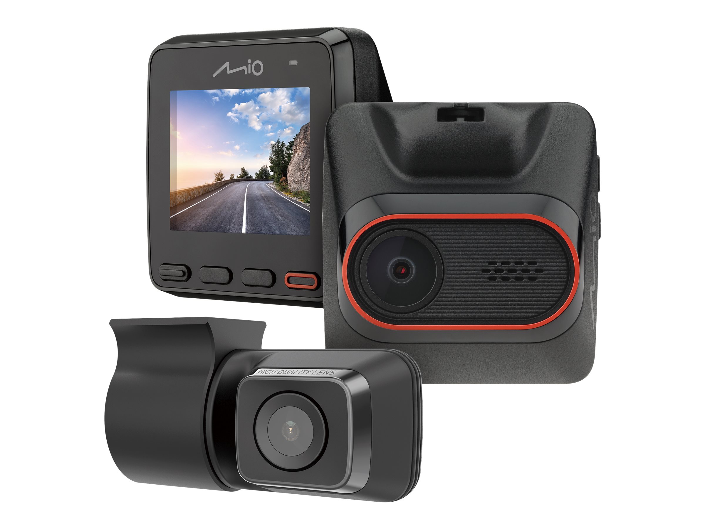 Mio | 24 month(s) | Mivue C420 Dual | Full HD, 30FPS | Audio recorder | Camera resolution  pixels