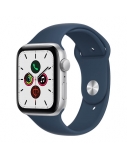 Apple Watch SE MKQ43UL/A 44mm, Smart watches, GPS (satellite), Retina LTPO OLED, Touchscreen, Heart rate monitor, Waterproof, Bluetooth, Wi-Fi, eSIM, Silver, Blue