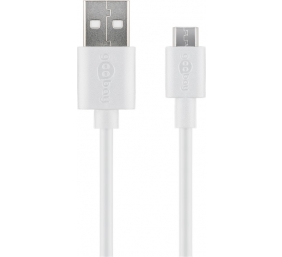 Goobay | Micro USB charging and sync cable | 43837 | USB-A 2.0 to Micro-USB USB 2.0 male (type A) | USB 2.0 micro male (type B)
