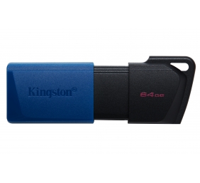 Kingston | USB 3.2 Flash Drive | DataTraveler Exodia M | 64 GB | USB 3.2 | Black/Blue