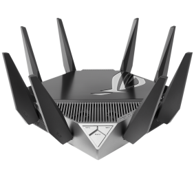 Wi-Fi 6 Tri-Band Gigabit Gaming Router | ROG GT-AXE11000 Rapture | 802.11ax | 1148+4804+4804 Mbit/s | 10/100/1000/2500 Mbit/s | Ethernet LAN (RJ-45) ports 5 | Mesh Support Yes | MU-MiMO Yes | No mobile broadband | Antenna type External | 2xUSB 3.2